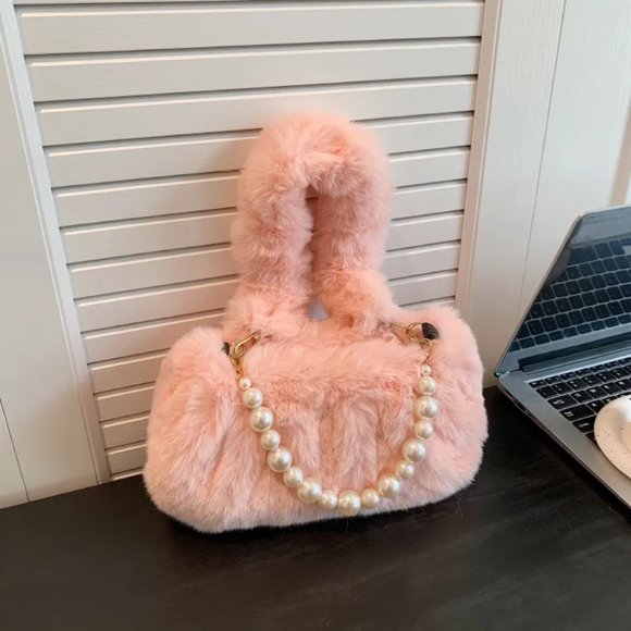 Beautiful Fluffy Bag - Choose From 3 Colors - Picture 3 of 6